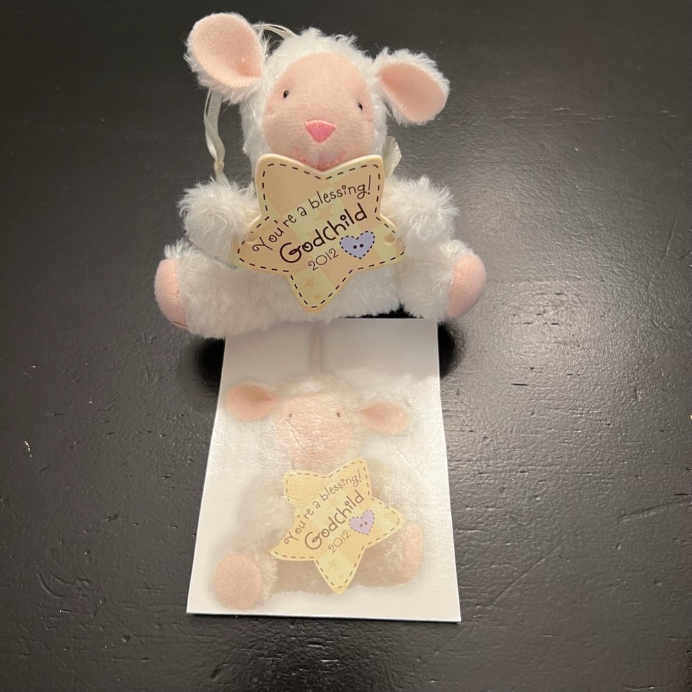 Hallmark 2012 Godchild Sheep Ornament